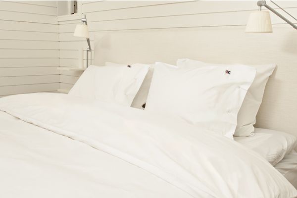 Bäddset Percale Plain White